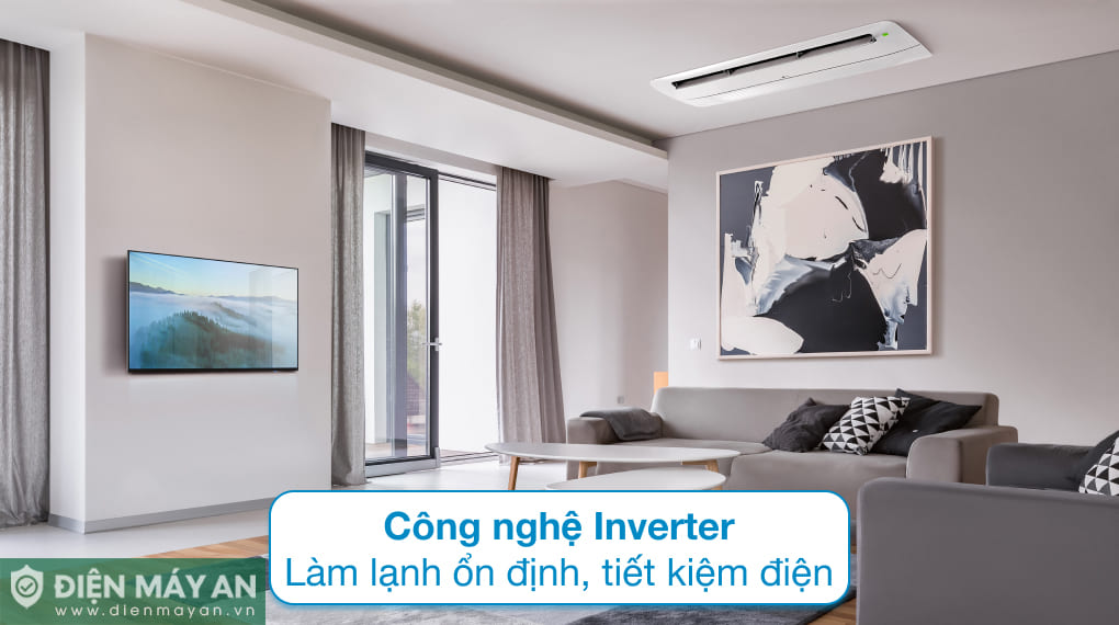 Điều hòa âm trần LG Inverter 24000 BTU 1 hướng thổi ZTNQ24GTLA0